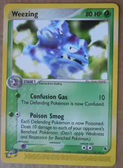 Weezing 24/109 Rare Non-Holo Ruby & Sapphire Set Pokemon Card NM - Image 1