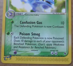 Weezing 24/109 Rare Non-Holo Ruby & Sapphire Set Pokemon Card NM - Image 3