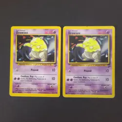 Pokemon Cards WOTC: Drowzee 73/130 x2 - Base Set 2 - Image 1
