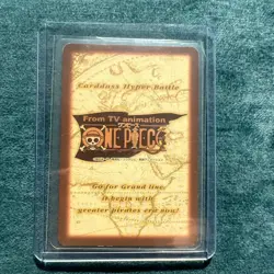 One Piece Hyper Battle Carddass Ace C513 Great Flame Pirate Slightly Damaged - Image 2
