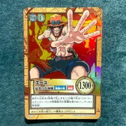 One Piece Hyper Battle Carddass Ace C513 Great Flame Pirate Slightly Damaged - Image 3