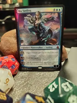 MTG Mu Yanling - Foil art - Global Series: Jiang Yanggu and Mu Yanling #001/040 - Image 1