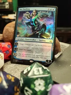 MTG Mu Yanling - Foil art - Global Series: Jiang Yanggu and Mu Yanling #001/040 - Image 2