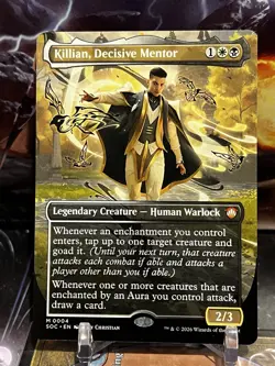 MTG | Killian, Decisive Mentor (Borderless) [SOS] NF - Image 1