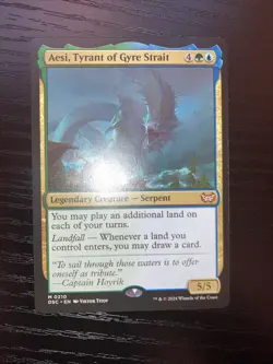 Aesi, Tyrant of Gyre Strait 0210 Commander Duskmourn Mythic MTG DSC EN NM - Image 3