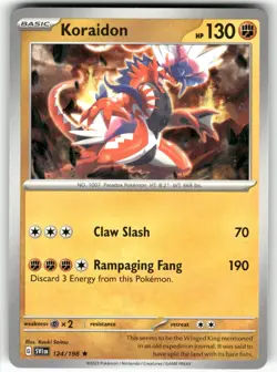 POKEMON KORAIDON 124/198 RARE DECK EXCLUSIVES NM - Image 1