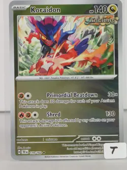 Koraidon - Temporal Forces - 119/162 - NM - Reverse Holo - T - Image 5