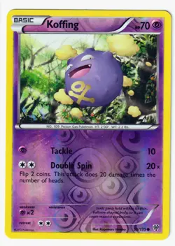 2 POKEMON WEEZING (Holo) 58/135 & KOFFING (Rev Holo) 56/135 -PLASMA STORM NM - Image 3