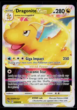 🎴Dragonite VSTAR #050/078 Pokemon GO Ultra Rare,Holo Near Mint + - Image 1