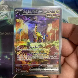 Pokemon TCG Raging Bolt EX Scarlet & Violet Temporal Forces 208/162 NM - Image 1