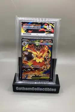 ACE 10 Mega Emboar ex 273/217 Ascended hero’s Perfect sub Grades Pokemon - Image 1
