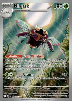Pokemon TCG ME01: Mega Evolution #137/132 Ninjask - Image 1