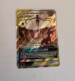 Espeon & Deoxys GX SM240 - Tag Team - Black Star Promo - Pokemon - Image 1