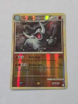 Pokemon DONPHAN 40/123 Reverse Holo (2010 HeartGold SoulSilver) - Image 1