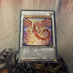 YuGiOh Crimson Dragon RA04-EN061 Prismatic Collector's Rare - Image 1
