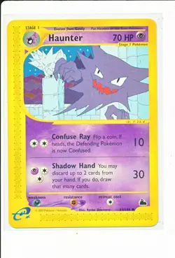 Pokemon Haunter 63/144 Skyridge Regular Non Holo - LP - Image 1