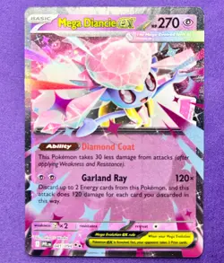 Mega Diancie ex 041/094 | Phantasmal Flames | 2025 Pokemon TCG Card | NM - Image 1