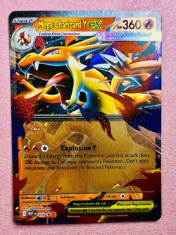 Mega Charizard Y ex | 030 | Black Star Promo | Pokemon Card Holo | NM - Image 1