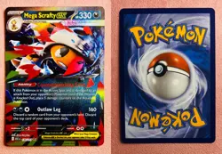 Mega Scrafty ex 135/217 | ME: Ascended Heroes | 2026 Pokemon TCG Card | NM - Image 3