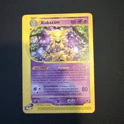 Alakazam 33/165 Expedition Base Set Regular Non Holo Rare Pokemon TCG Card - Image 1