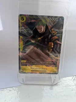 SEALED!! One Piece- Roronoa Zoro (OP07-113) Illustration Box Vol. 3 Promo Card - Image 1