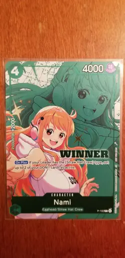Nami (Winner Pack 2026 Vol. 2) P-102 One Piece Promotion Cards Foil - Image 1