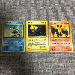 Pokemon Card Articuno Zapdos Moltres No.144 145 146 Quick Starter Gift Holo - Image 1