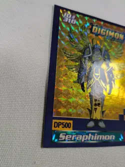 Digimon Card Seraphimon ID#310 DP500 Bandai Foil Japanese Vintage 2000s - Image 4