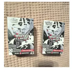Pokemon Scarlet & Violet White Flare Booster Bundle Lot 2 Bundles 12 Cards - Image 1