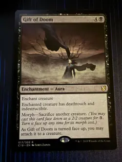 MTG magic Gift of Doom Commander 2019 Regular NM - Image 1
