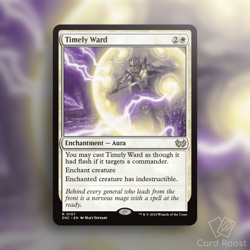 MTG Magic Timely Ward 0107 Commander: Duskmourn: House of Horror DSC - Image 1
