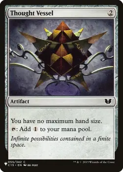 1x NM Thought Vessel - C15 The List [MTG] pack fresh - Image 1