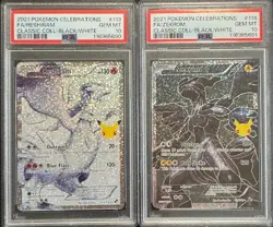SEQUENTIAL PSA 10 RESIRAM 113 ZEKROM 114 CELEBRATIONS CLASSIC COLLECTION POKEMON - Image 1