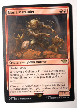 Moria Marauder 138 the Lord of the Rings MTG Magic the Gathering NM - Image 1