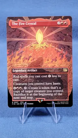 The Fire Crystal (Borderless) Regular Final Fantasy - Image 1