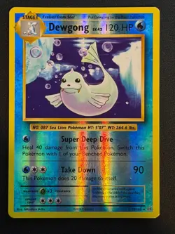 POKEMON CARD Dewgong 29/108 Evolutions Reverse Holo Mint Pack Fresh Free P&P - Image 1