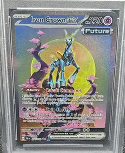 2024 POKEMON TEF EN-TEMPORAL FORCES #206 IRON CROWN EX PSA 10 - Image 2