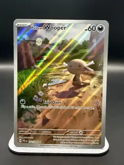 Paldean Wooper Pokemon Phantasmal Flames 102/094 Illustration Rare Full Art NM - Image 1