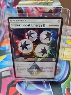 Super Boost Energy #136/156 Prism Star - Ultra Prism Holo Pokemon Card - Image 1