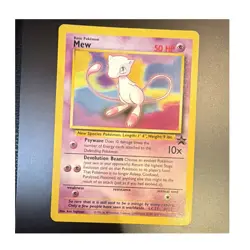 Pokemon TCG Mew Wotc Promo Regular Basic Promo 50 HP 08/53 English 1999 - Image 1