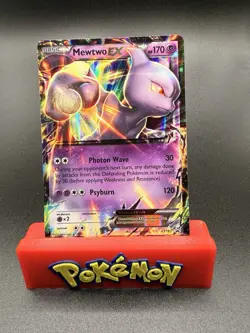 Mewtwo EX XY183 – Black Star Promo – Holo Pokemon Card LP - Image 1