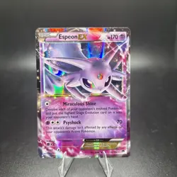 Pokemon TCG Card Espeon EX 52/122 XY Breakpoint Full Holo Ultra Rare 2016 NM -c - Image 1