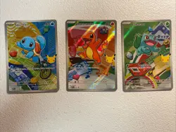 Pokemon First Partner Illustration Collection Series 1 - Kanto (Gen 1) Set - Image 1