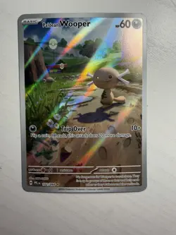 Paldean Wooper 102/094 Phantasmal Flames Holo Illustration Rare Pokemon TCG NM-M - Image 1