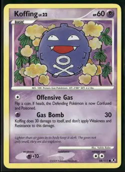 Koffing 68/111 Common Rising Rivals Pokemon Near Mint - Image 1