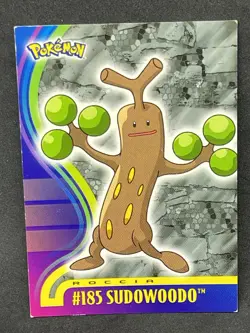 POKEMON TOPPS JOHTO SERIES SUDOWOODO #185 NONHOLO LP ITA - Image 1