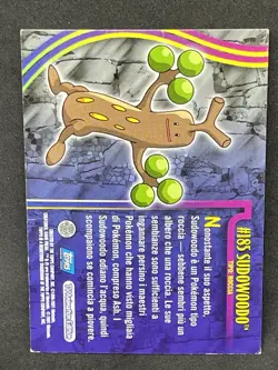 POKEMON TOPPS JOHTO SERIES SUDOWOODO #185 NONHOLO LP ITA - Image 2