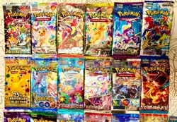 POKEMON 38 BOOSTERS ALL YEARS, EX (10 Cards), ANNIVERSARY, RARE... NEW SEALED - Image 1