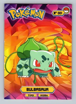 Pokemon Card - Bulbasaur 001 - Card Tops - Pokedex Database 2024 - Image 1
