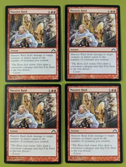 Massive Raid x4 Gatecrash 4x Magic the Gathering MTG - Image 1